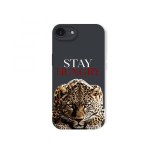 Wild Ambition Fierce Leopard Motivational Silicone Case for Apple iPhone Series