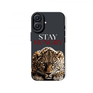 Wild Ambition Fierce Leopard Motivational Silicone Case for Apple iPhone Series
