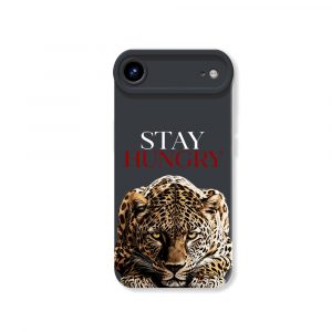 Wild Ambition Fierce Leopard Motivational Silicone Case for Apple iPhone Series