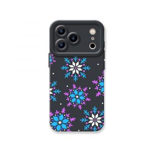 Winter Wonderland Snowflake Silicone Case for Apple iPhone Series