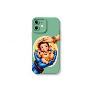 Divine Blessing Elephant Art Silicone Case for Apple iPhone Series