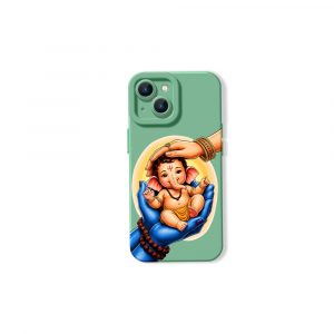 Divine Blessing Elephant Art Silicone Case for Apple iPhone Series