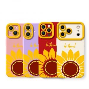 Sunshine Bloom Hi There! Silicone Case for Apple iPhone Series