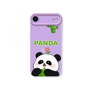 Panda Garden Delight Silicone Case for Apple iPhone Series.