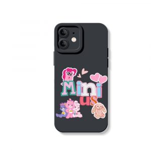 Adorable Pastel Animal Friends Silicone Case for Apple iPhone Series