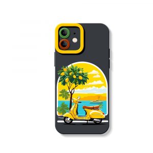 Sunny Vespa Ride Silicone Case for Apple iPhone Series