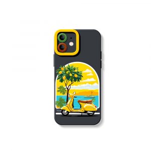 Sunny Vespa Ride Silicone Case for Apple iPhone Series