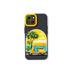 Sunny Vespa Ride Silicone Case for Apple iPhone Series