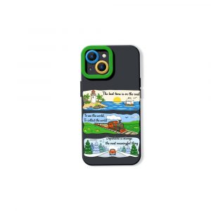 Adventure Awaits: Scenic Journey Silicone Case for Apple iPhone Series