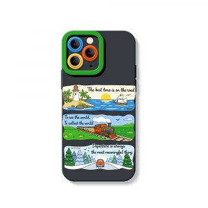 Adventure Awaits: Scenic Journey Silicone Case for Apple iPhone Series