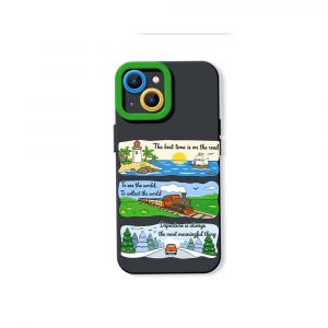 Adventure Awaits: Scenic Journey Silicone Case for Apple iPhone Series
