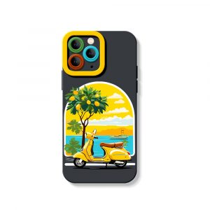 Sunny Vespa Ride Silicone Case for Apple iPhone Series