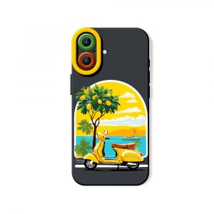 Sunny Vespa Ride Silicone Case for Apple iPhone Series