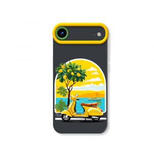Sunny Vespa Ride Silicone Case for Apple iPhone Series