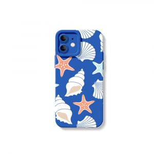 Seashell Dreams: Nautical Silicone Case for Apple iPhone Series