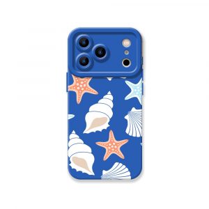Seashell Dreams: Nautical Silicone Case for Apple iPhone Series