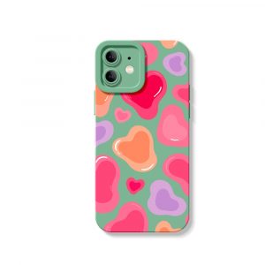 Retro Love Pop Art Silicone Case for Apple iPhone Series