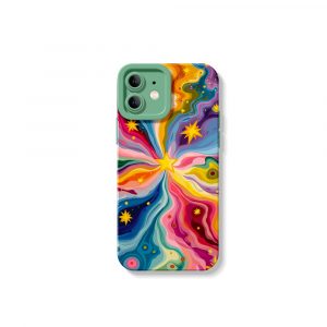Celestial Swirl Vibrance Silicone Case for Apple iPhone Series