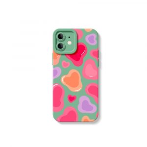 Retro Love Pop Art Silicone Case for Apple iPhone Series