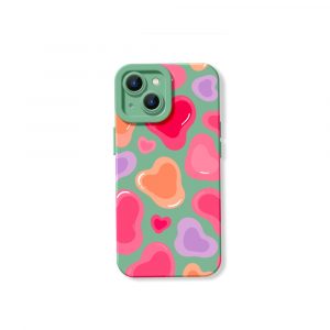 Retro Love Pop Art Silicone Case for Apple iPhone Series
