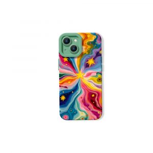 Celestial Swirl Vibrance Silicone Case for Apple iPhone Series