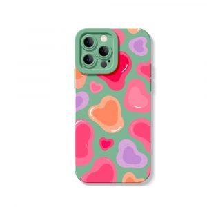 Retro Love Pop Art Silicone Case for Apple iPhone Series
