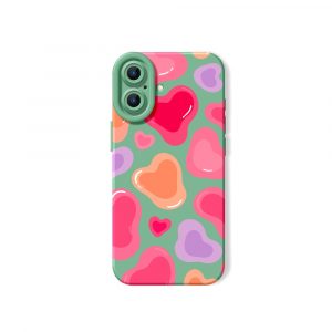 Retro Love Pop Art Silicone Case for Apple iPhone Series
