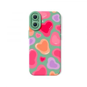 Retro Love Pop Art Silicone Case for Apple iPhone Series