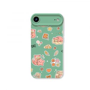 Whimsical Cartoon Dreams Silicone Case for Apple iPhone Series