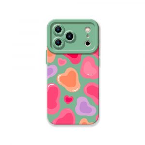 Retro Love Pop Art Silicone Case for Apple iPhone Series