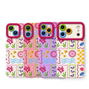 Vibrant Ocean Dream Silicone Case for Apple iPhone Series