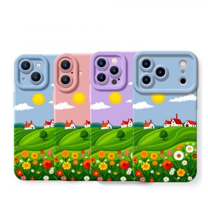 Sunny Countryside Bliss Silicone Case for Apple iPhone Series