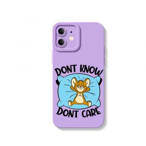 Relaxed Cartoon Character Adventure - Silicone Case for Apple iPhone Series