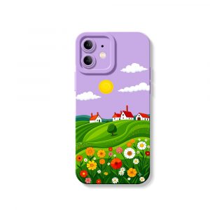 Sunny Countryside Bliss Silicone Case for Apple iPhone Series