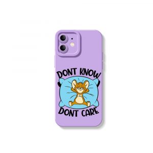 Relaxed Cartoon Character Adventure - Silicone Case for Apple iPhone Series