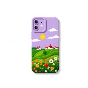 Sunny Countryside Bliss Silicone Case for Apple iPhone Series