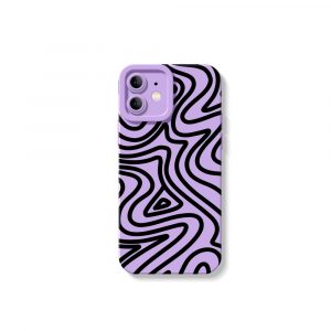 Vivid Swirl Groove Silicone Case for Apple iPhone Series