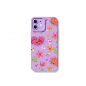 Moms Floral Love Garden - Silicone Case for Apple iPhone Series