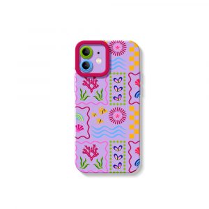 Vibrant Ocean Dream Silicone Case for Apple iPhone Series