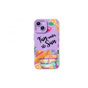 Sunny Vibes Beach Party: Silicone Case for Apple iPhone Series