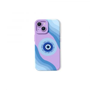 Tranquil Waves Evil Eye Silicone Case for Apple iPhone Series