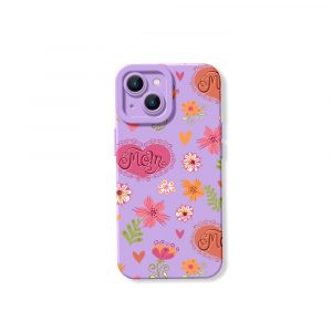 Moms Floral Love Garden - Silicone Case for Apple iPhone Series