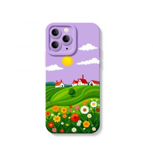 Sunny Countryside Bliss Silicone Case for Apple iPhone Series