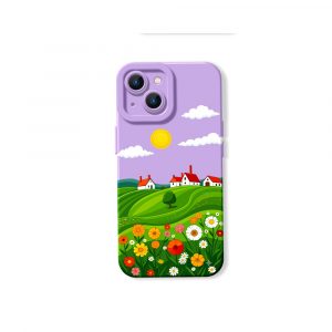 Sunny Countryside Bliss Silicone Case for Apple iPhone Series