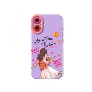 Free Spirit Wanderlust: Vibrant Bliss Silicone Case for Apple iPhone Series