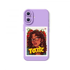 Fierce Diva Pop Art Silicone Case for Apple iPhone Series