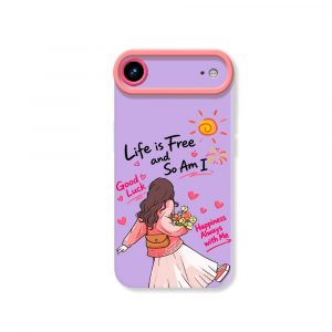 Free Spirit Wanderlust: Vibrant Bliss Silicone Case for Apple iPhone Series