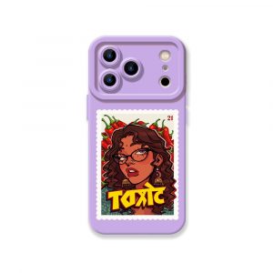Fierce Diva Pop Art Silicone Case for Apple iPhone Series
