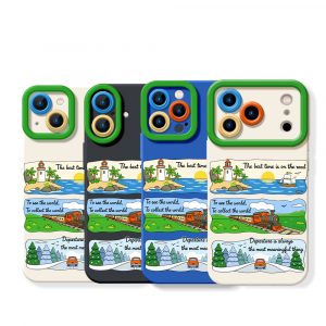 Adventure Awaits: Scenic Journey Silicone Case for Apple iPhone Series