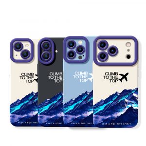Mountain Adventure Inspiration Silicone Case for Apple iPhone Series